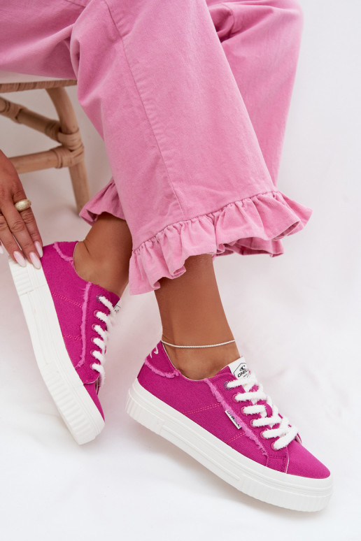 Sapatos de lazer com uma plataforma O`NEILL SPINNA C EMOMEN LOEM 90261009.06R cor rosa