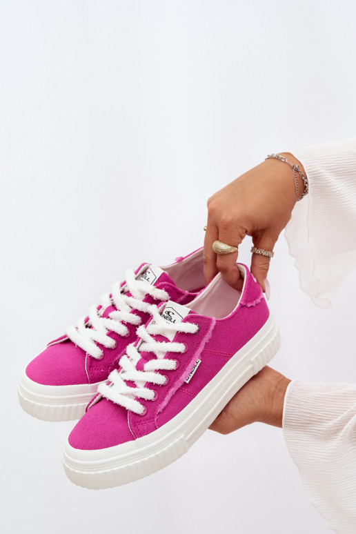 Sapatos de lazer com uma plataforma O`NEILL SPINNA C EMOMEN LOEM 90261009.06R cor rosa