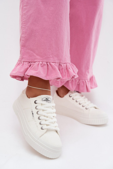 Sapatos de lazer com uma plataforma O`NEILL SPINNA C EMOMEN LOEM 90261009.02A cor branca 2