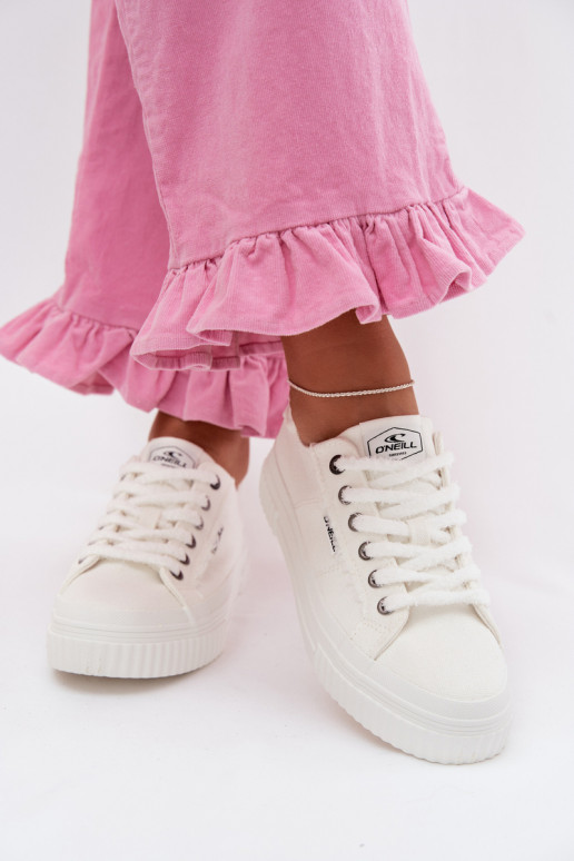 Sapatos de lazer com uma plataforma O`NEILL SPINNA C EMOMEN LOEM 90261009.02A cor branca