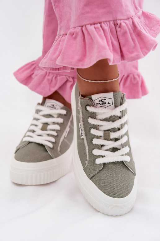 Sapatos de lazer com uma plataforma O`NEILL SPINNA C EMOMEN LOEM 90261009.05Z cor verde