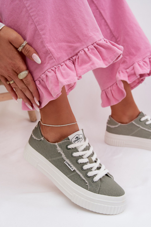 Sapatos de lazer com uma plataforma O`NEILL SPINNA C EMOMEN LOEM 90261009.05Z cor verde