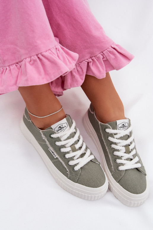 Sapatos de lazer com uma plataforma O`NEILL SPINNA C EMOMEN LOEM 90261009.05Z cor verde