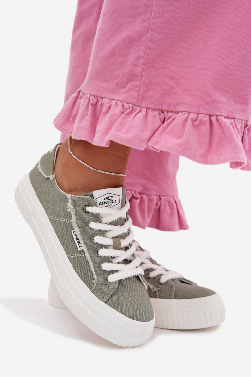 Sapatos de lazer com uma plataforma O`NEILL SPINNA C EMOMEN LOEM 90261009.05Z cor verde