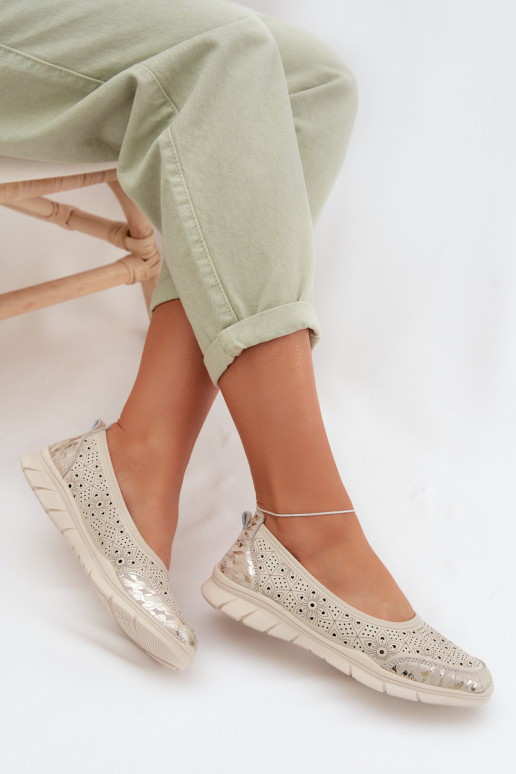 Bailarinas a céu abertoHabilitadoturalnej Skóry bege Palorette