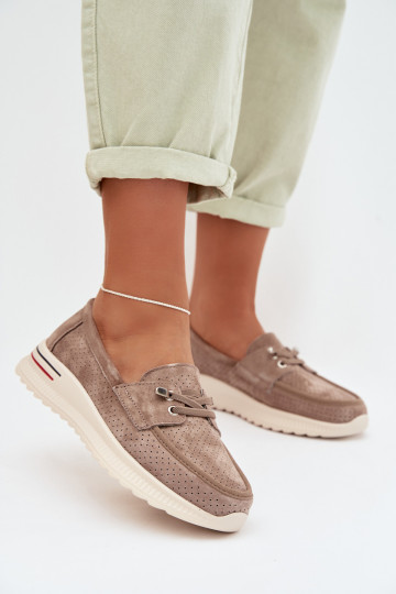 sapatoHabilitadoturalnego de camurçau bege Selorette 2