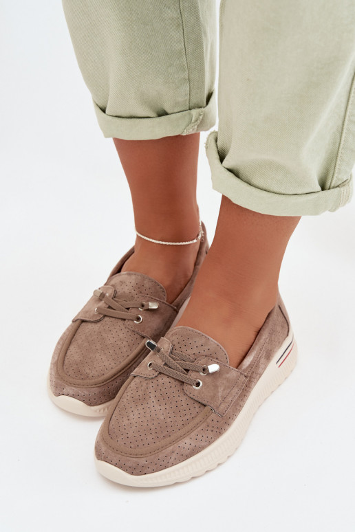 sapatoHabilitadoturalnego de camurçau bege Selorette