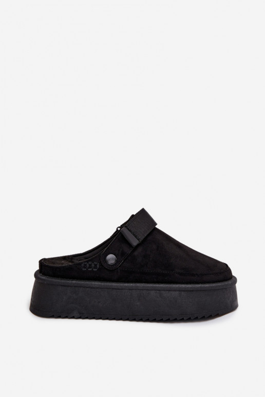 Botas de neve Feminino com uma plataformacom fecho adesivoem cor preta Jorielle