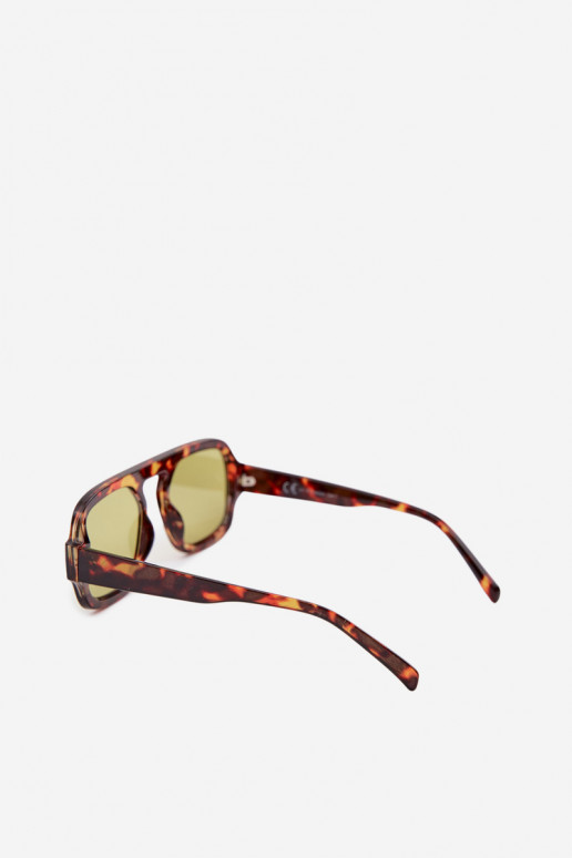 Feminino Oculos de solFiltrem UV marrom-cor verde