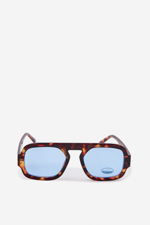 Feminino Oculos de solFiltrem UV marrom-cor azul