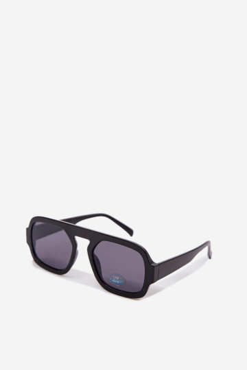 Óculos de sol femininos pretos com filtro UV