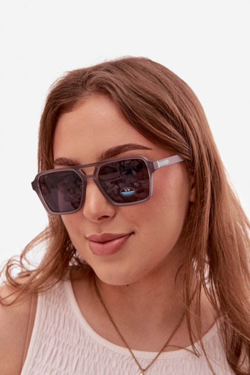 Oculos de sol Feminino Ze cor pratam Detalem cor cinza