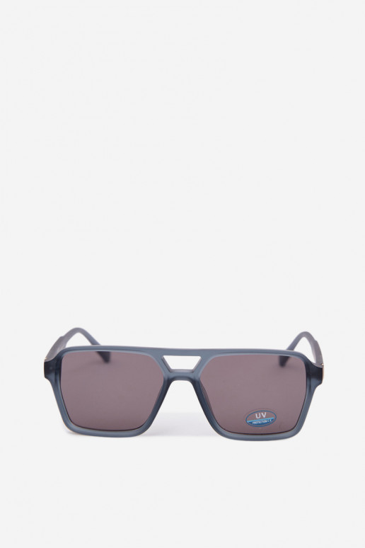 Oculos de sol Feminino Ze cor pratam Detalem azul-cor cinza