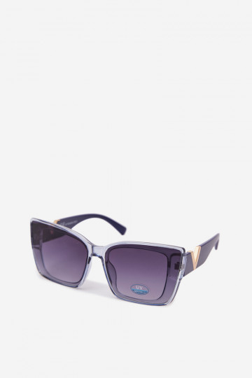 Oculos de sol Feminino Olho de gato azul escuro