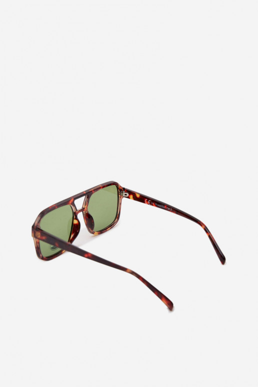 Oculos de sol Feminino marrom-cor verde