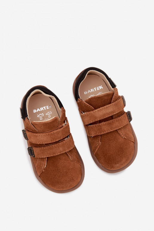 Pele sapato Barefoot Infantil Bartek 8600363 cor marrom