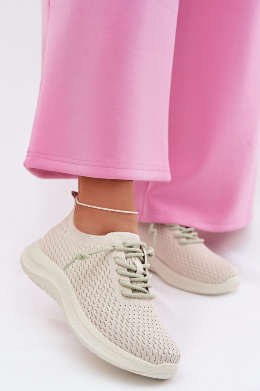  tênis Feminino bege Carmivelle