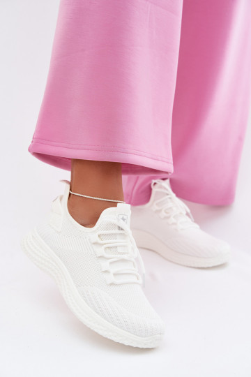 Feminino Estilo esportivo sapato cor branca Roxy
