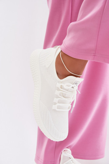 Feminino Estilo esportivo sapato cor branca Roxy 2