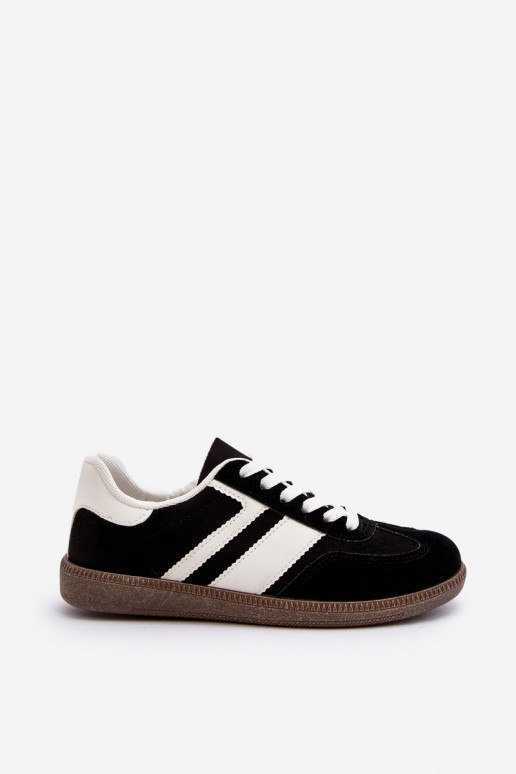 Baixo feminino À modalo de tênis tênis cor preta Eudiopis