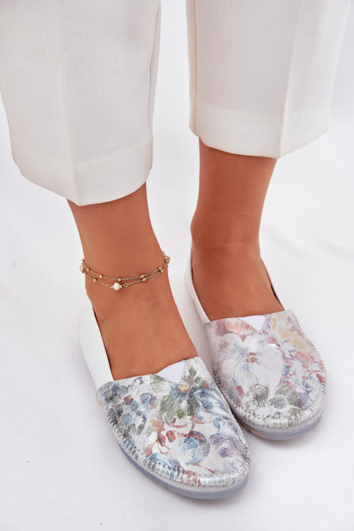 Bailarinas com escritos Tem que serciejka T1930-38 cor branca