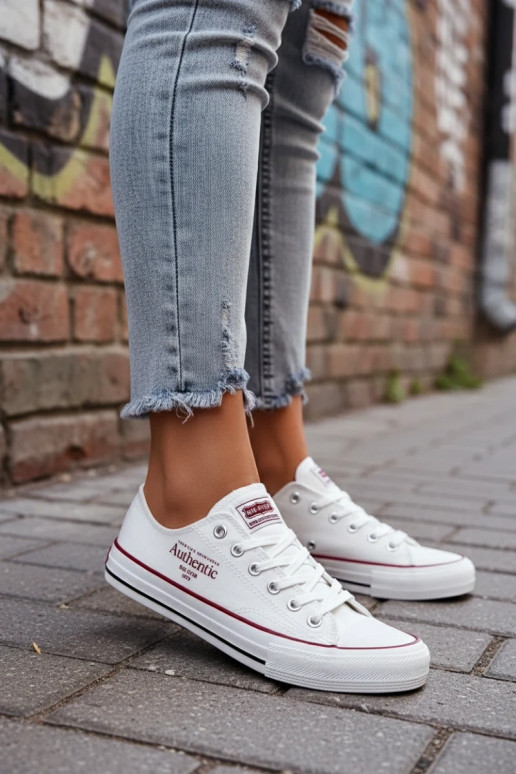 Sapatos femininos Big Star NN274235 branco