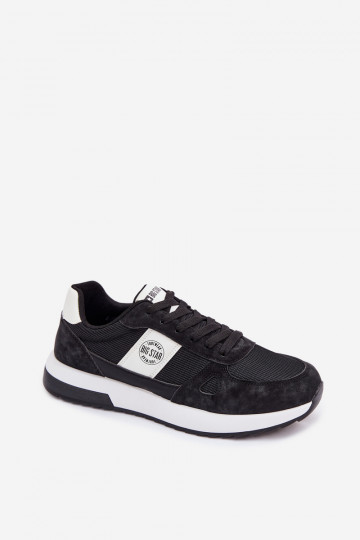 Tênis esportivos masculinos Big Star TT174352 na cor preta