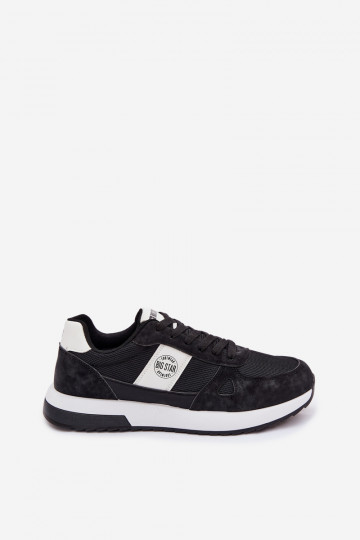 Tênis esportivos masculinos Big Star TT174352 na cor preta 2