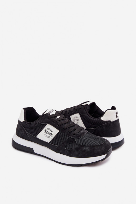 tênis À modalo de tênis para homens Big Star TT174352 cor preta