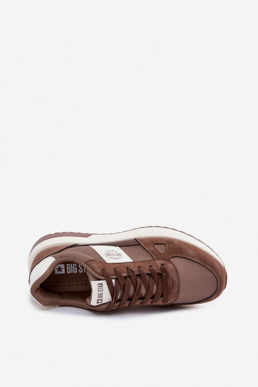 tênis À modalo de tênis para homens Big Star TT174353 cor marrom