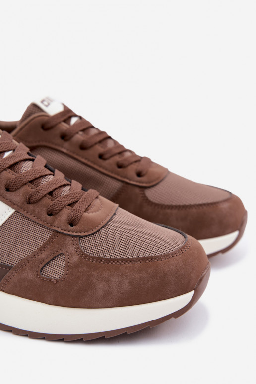 tênis À modalo de tênis para homens Big Star TT174353 cor marrom