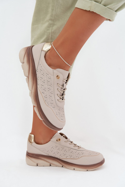 Tênis de mulher em estilo esportivo com detalhes recortados Sergio Leone SP-002 cinza