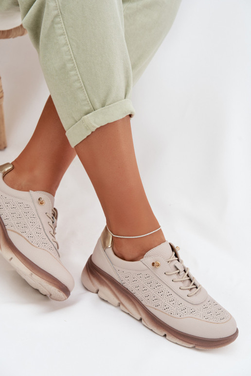 Tênis de mulher em estilo esportivo com detalhes recortados Sergio Leone SP-002 cinza