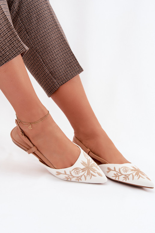 Sandálias femininasHaftem Habilitado isósceles cor marrom Grelia