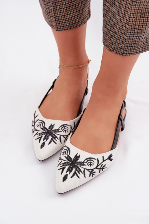 Sandálias femininasHaftem Habilitado isósceles cor preta Grelia