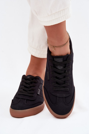 Tênis femininos de estilo esportivo Big Star TT274356 na cor preta 2
