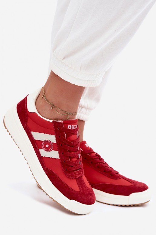 À modalo de tênis Feminino Big Star TT274158 cor vermelha