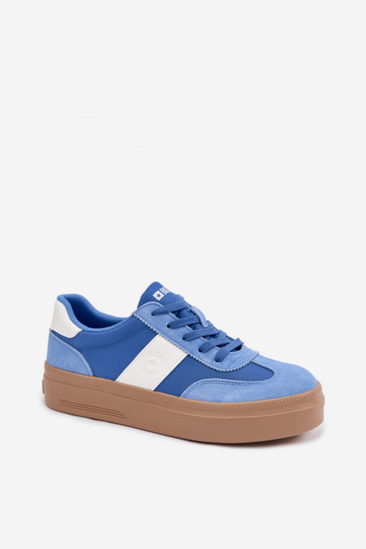de camurça À modalo de tênis Feminino Big Star TT274165 cor azul