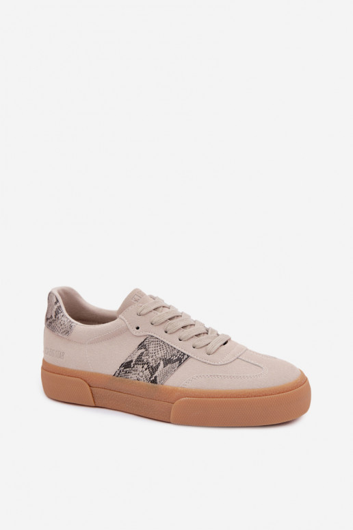 À modalo de tênis Feminino Ze EMstaParakami Pele de cobra Big Star TT274299 cor cinza