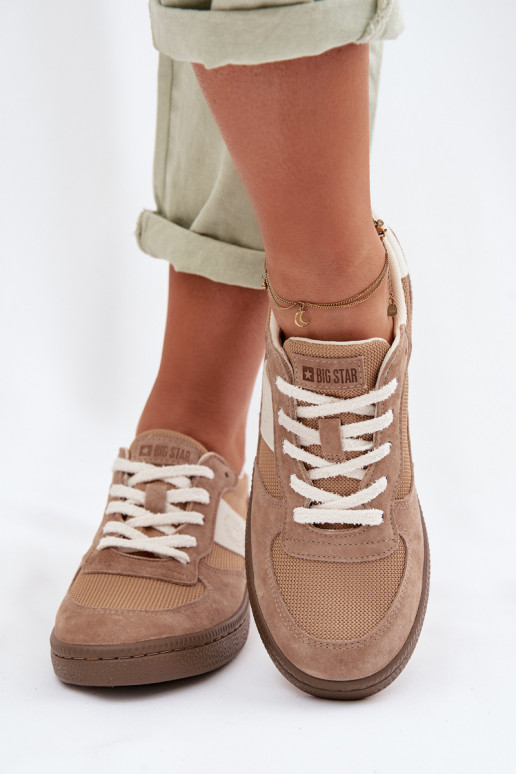 À modalo de tênis Feminino Big Star TT274177 cor de marfim