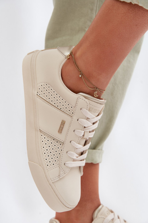 À modalo de tênis Feminino com elementos abertos Big Star TT274292 bege