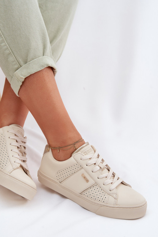 À modalo de tênis Feminino com elementos abertos Big Star TT274292 bege