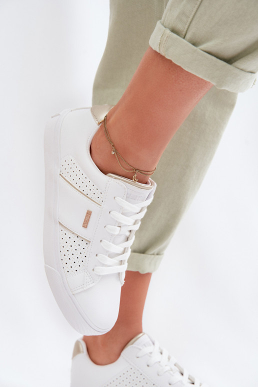 À modalo de tênis Feminino com elementos abertos Big Star TT274291 cor branca