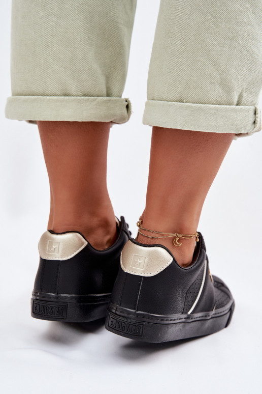 À modalo de tênis Feminino com elementos abertos Big Star TT274290 cor preta