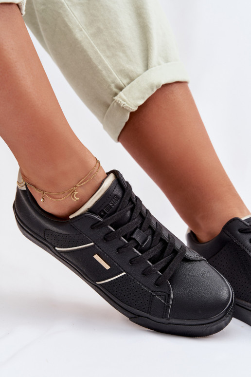 À modalo de tênis Feminino com elementos abertos Big Star TT274290 cor preta