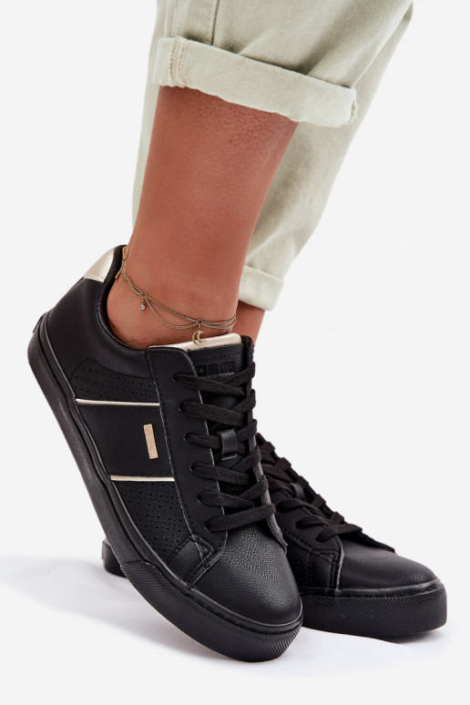 À modalo de tênis Feminino com elementos abertos Big Star TT274290 cor preta