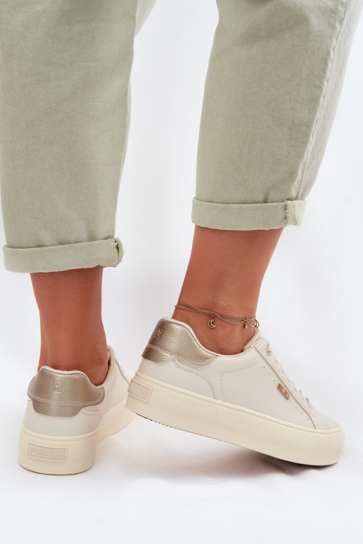 À modalo de tênis com uma plataforma Big Star TT274806 bege