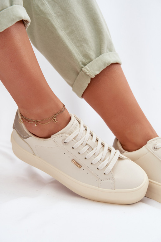 À modalo de tênis com uma plataforma Big Star TT274806 bege