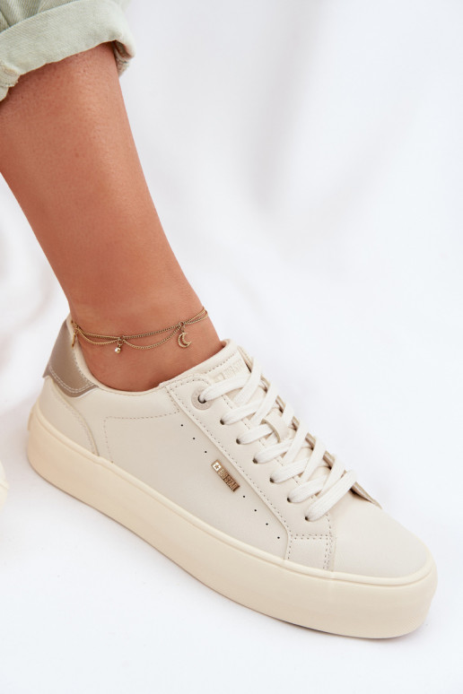 À modalo de tênis com uma plataforma Big Star TT274806 bege