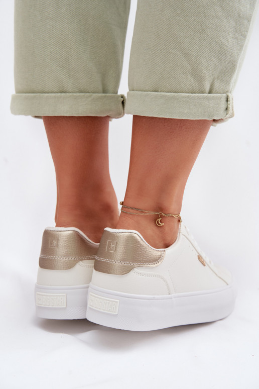 À modalo de tênis com uma plataforma Big Star TT274805 cor branca